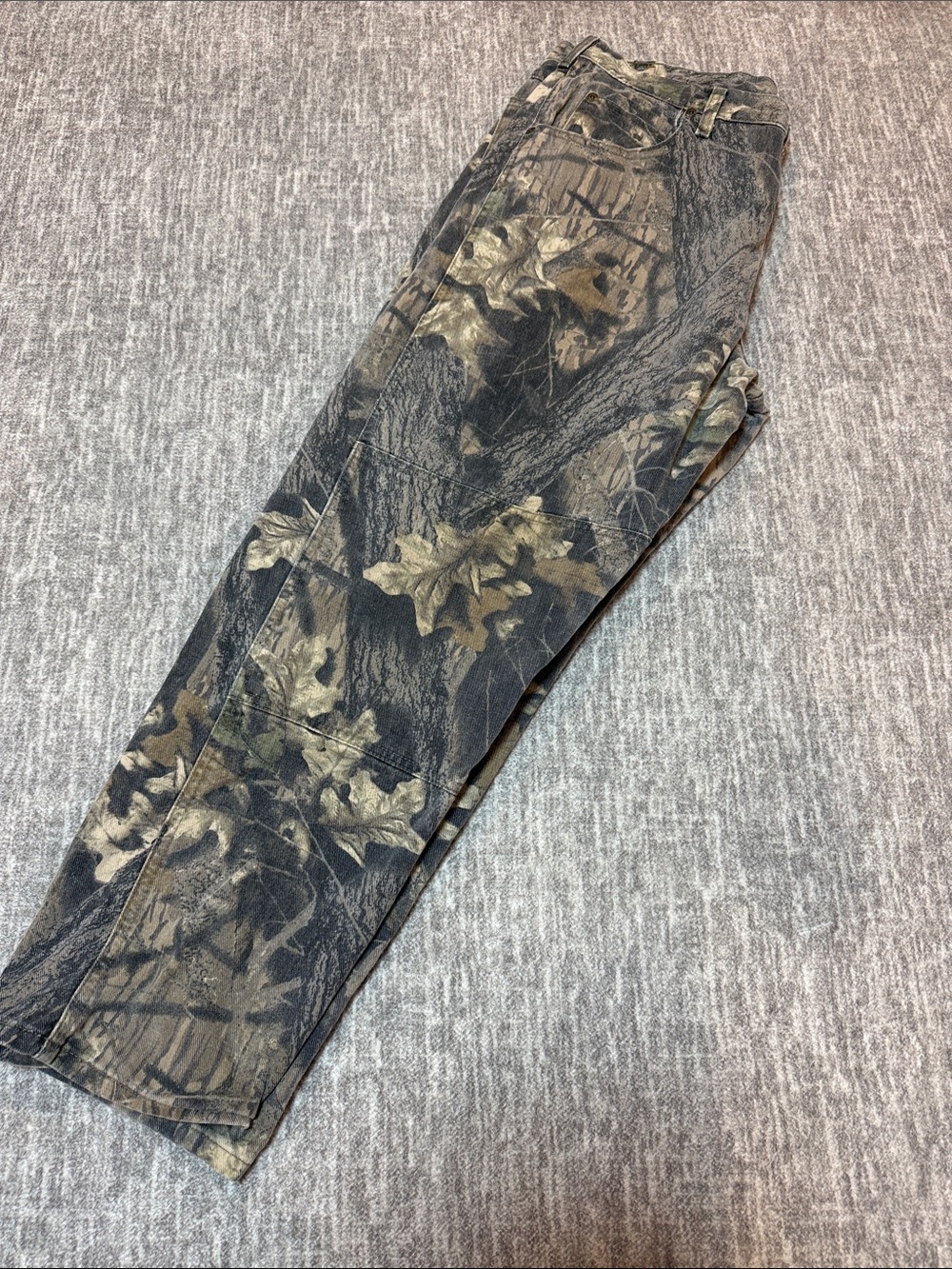 Wrangler vintage Men’s Straight Camo Jeans - 38x30 double knee